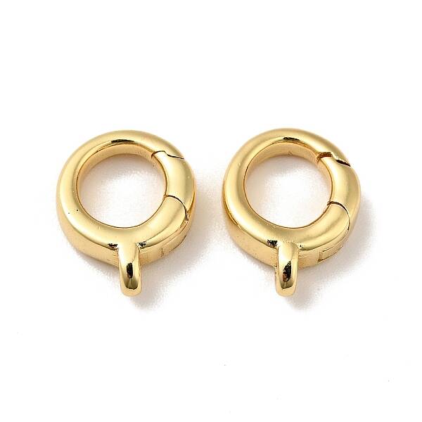 Brass Spring Gate Rings