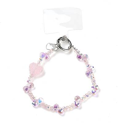 Glass & Iron Beads Mobile Straps