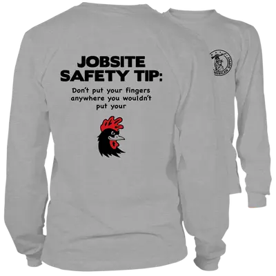 Jobsite - Long Sleeve Heather Gray Shirt