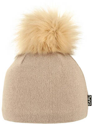 Capu Cappello Da Donna beige con pallina
