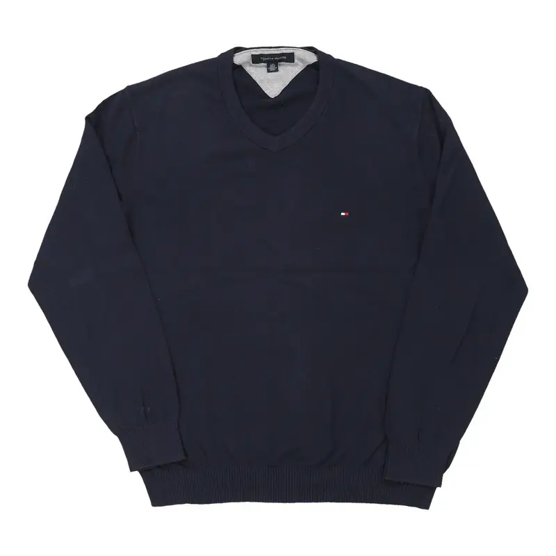 Tommy Hilfiger Jumper - Large Navy Cotton