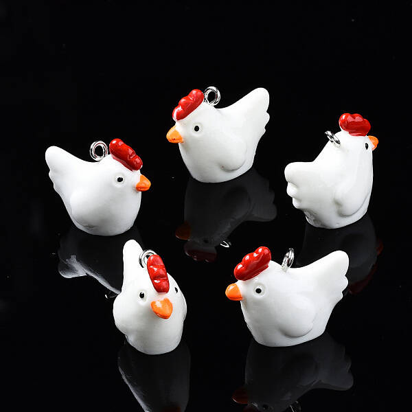 Opaque Resin Pendants