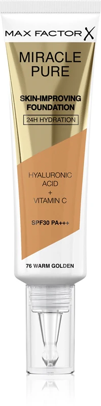 Max Factor Miracle Pure Skin 76 Warm Golden 30 ml