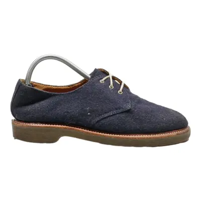 DR MARTENS Lester Derby Shoes Blue Canvas Mens UK 7
