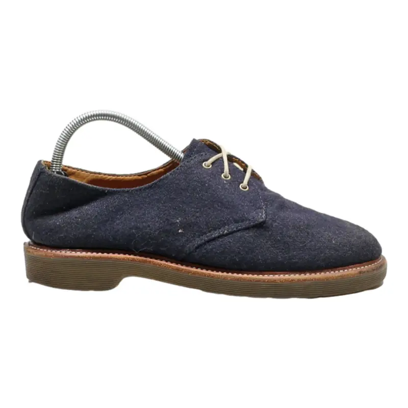 DR MARTENS Lester Derby Shoes Blue Canvas Mens UK 7