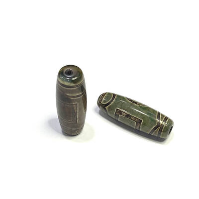 Tibetan Style dZi Beads