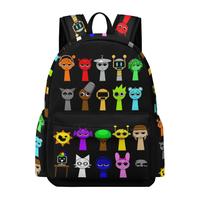 Sprunki Backpack Cartoon Cute Travel Backpack Lightweight for game fans