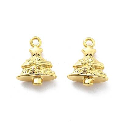 Brass Micro Pave Cubic Zirconia Pendants