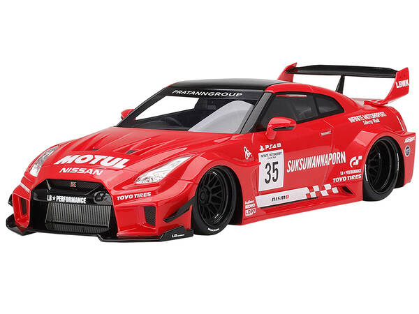 Nissan 35GT-RR Ver. 1 LB-Silhouette WORKS GT RHD (Right Hand Drive) #35 Infinite Motorsport 1/18 Model Car by Top Speed