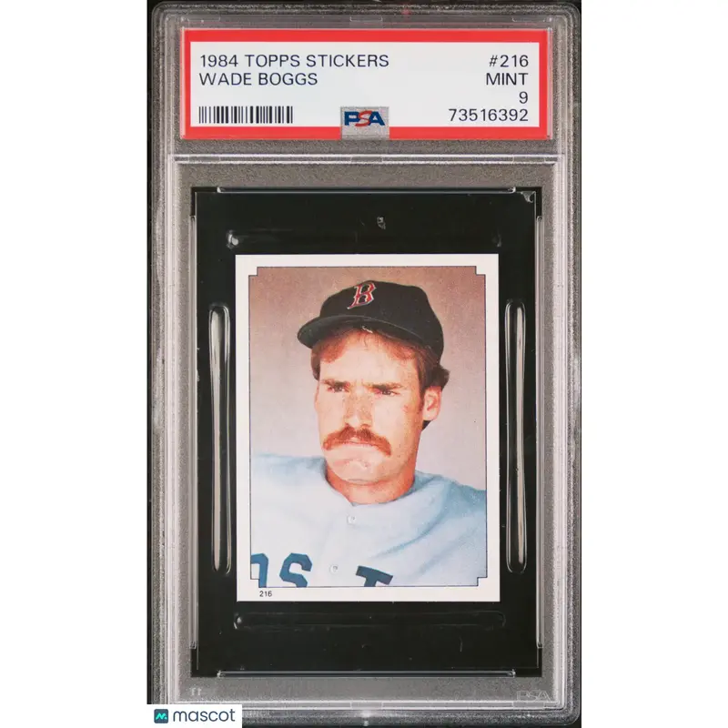Wade Boggs PSA 1984 Topps Stickers Baseball #216 9 73516392