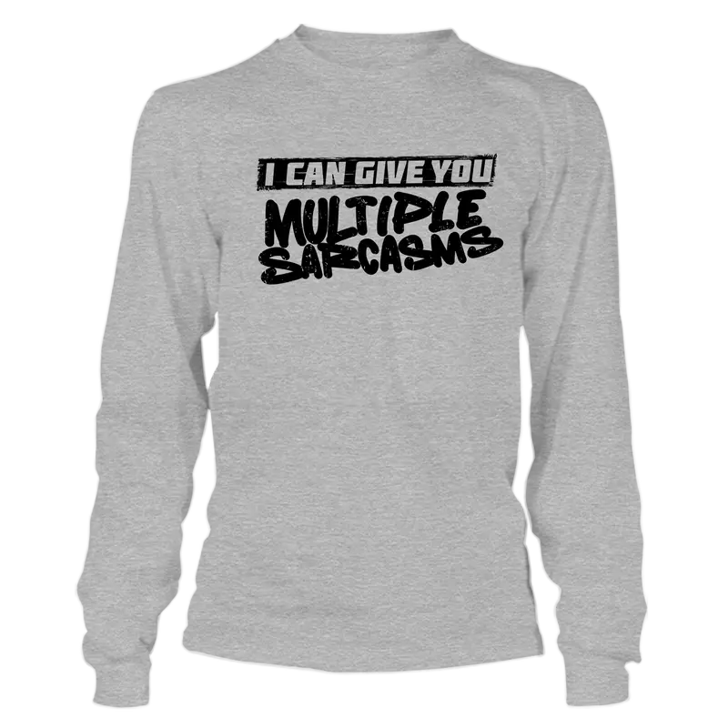 Multiple Sarcasms - Long Sleeve Safety Hi-Vis T-Shirt