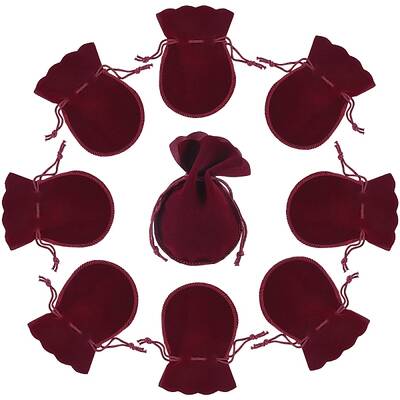20Pcs Gourd Velvet Drawstring Bags