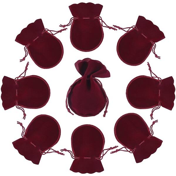 20Pcs Gourd Velvet Drawstring Bags