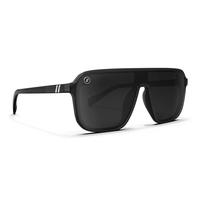 Blenders Meister X2 Nimble Beast Sunglasses – Polarized Smoke Lenses, Gloss Black Single-Lens Frame, 100% UV Protection, Me...