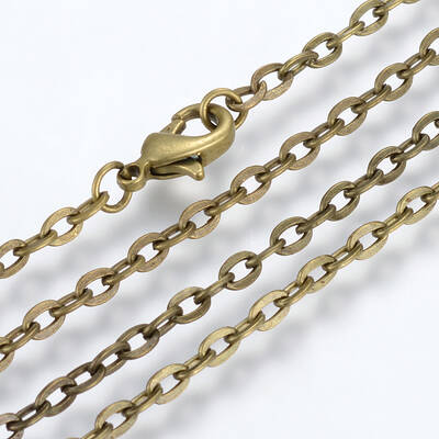 Iron Cable Chains Necklace Making