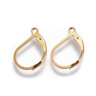 304 Stainless Steel Leverback Earring Findings