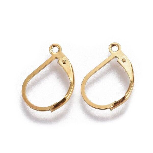 304 Stainless Steel Leverback Earring Findings