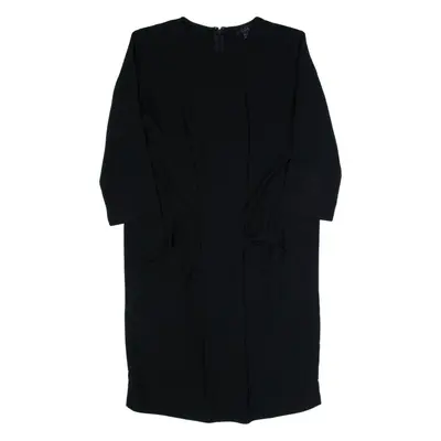 COS Womens Day Dress Black Long Sleeve Knee Length XS