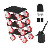 VEVOR Furniture Dolly, Maximum Load 3474 lbs, Heavy Duty Furniture Movers with 5 360° Rotation Wheels, Carbon Steel Panel, F...