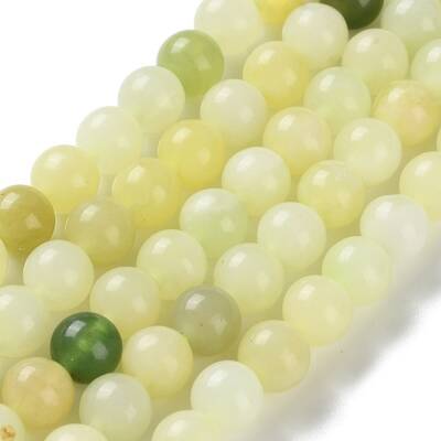 Natural New Jade Round Beads Strands