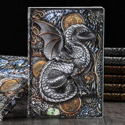 3D Embossed PU Leather Notebook