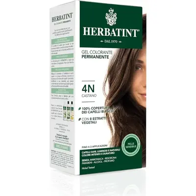 Permanent Coloring Gel 4N Brown Herbatint 170ml