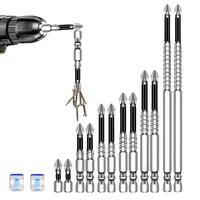 Magnetic Phillips Screwdriver Bit Set, 6 Counts High Hardness Non-slip Cross Screwdriver Bit Set, Power Tools Accessories for...