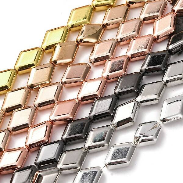 Electroplate Glass Beads Strands