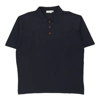 Valentino Polo Shirt - 2XL Navy Cotton
