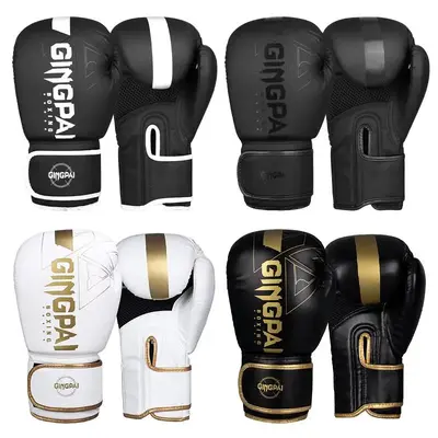 Professional Boxing Gloves, 1 Pair Professional Boxing Gloves for Men & Women, Training Gloves for Boxing, Muay Thai, Kickbox...