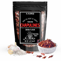 Alebrixes | Chapulines From Oaxaca 17 oz (500 g) Enchilados |  Premium Toasted Edible Grasshoppers- Marinated Spicy Flavor - ...