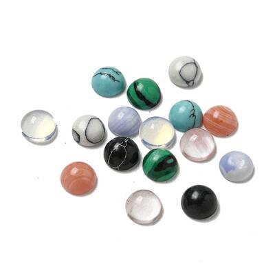 Synthetic Mixed Gemstone Cabochons