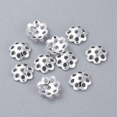 201 Stainless Steel Bead Caps