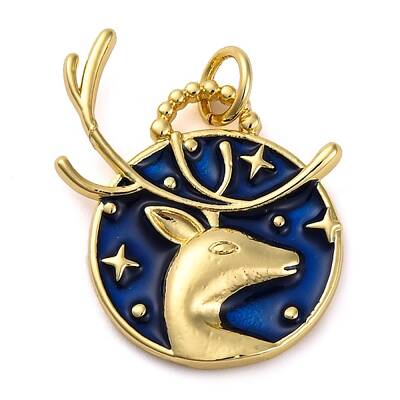 Brass Enamel Pendants