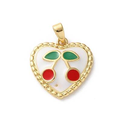Brass Enamel Pendants