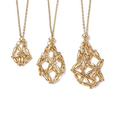 3Pcs 3 Styles 304 Stainless Steel Cable Chain Necklace Makings