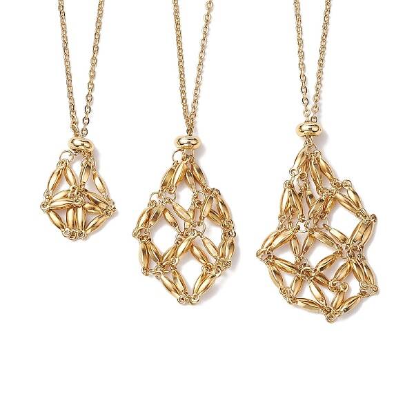 3Pcs 3 Styles 304 Stainless Steel Cable Chain Necklace Makings