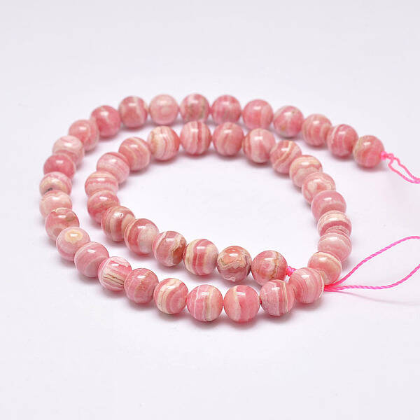 Natural Argentina Rhodochrosite Beads Strands