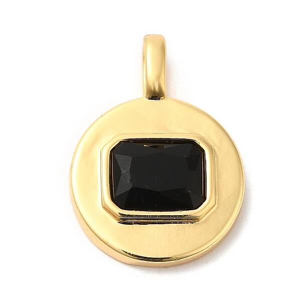 Brass with Cubic Zirconia Pendants