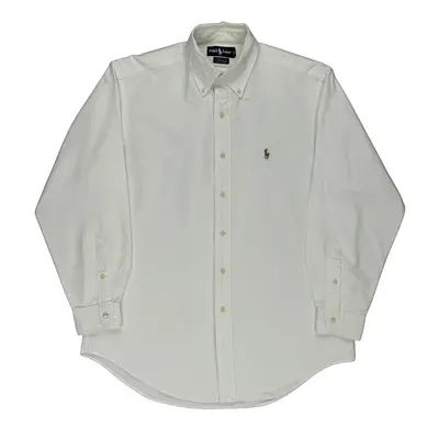 Yarmouth Ralph Lauren Shirt - Medium White Cotton