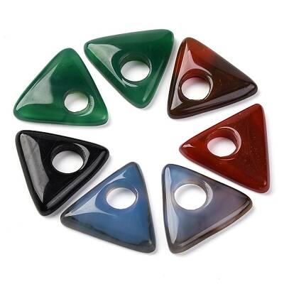 Natural Agate(Dyed & Heated) Pendants