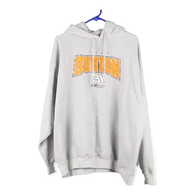 Jeff Burton Chase Authentics Nascar Hoodie - XL Grey Cotton