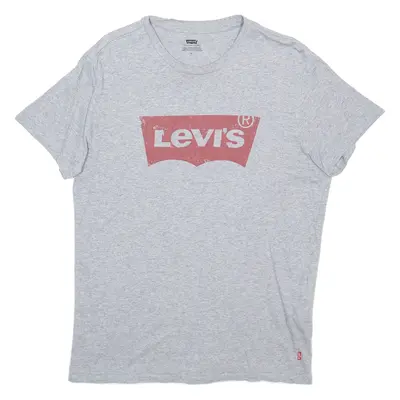 LEVI'S Mens T-Shirt Grey M