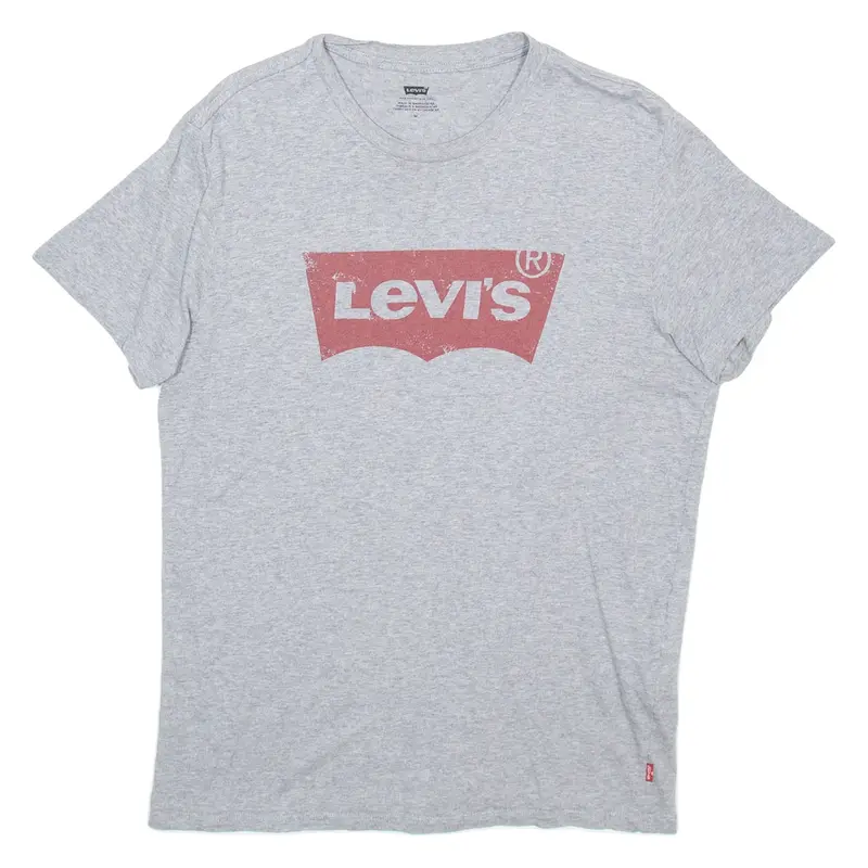 LEVI'S Mens T-Shirt Grey M
