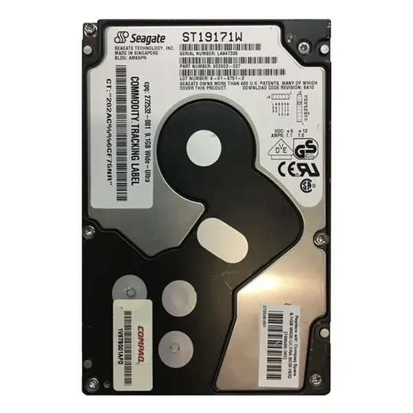 199886-001 HP 9.1GB Ultra WIDE SCSI 7200 3.5-inch Hard Drive
