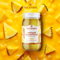 TrueSeaMoss Pineapple Irish Sea Moss Gel – Rich in Minerals & Vitamins –   supports immune, improves digestion, boost ene...