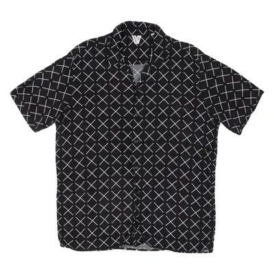 JACK&JONES Mens Shirt Black Striped L