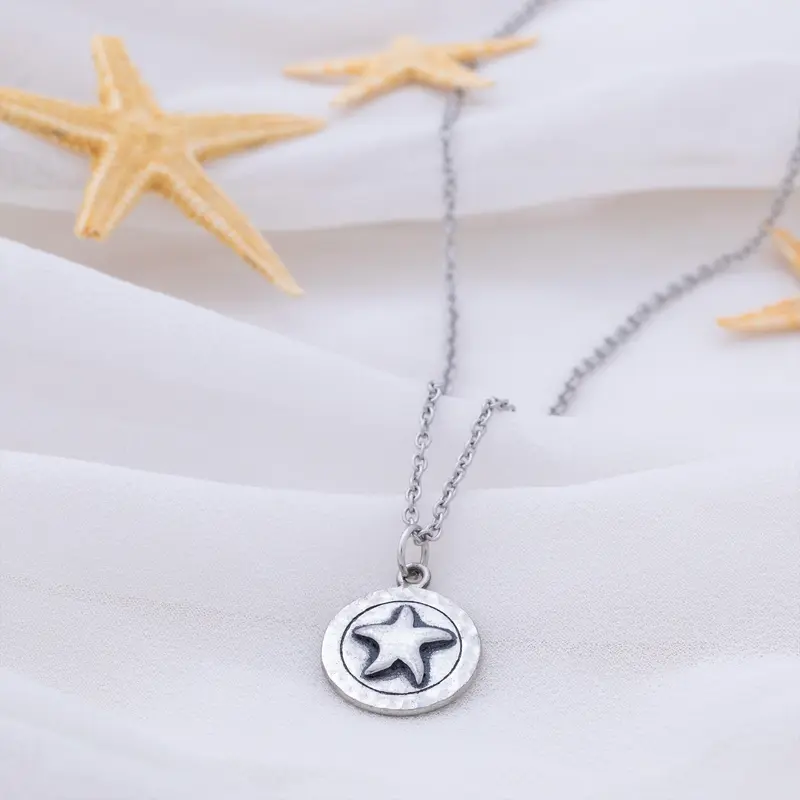 Under the Sea Pewter Necklace - Starfish