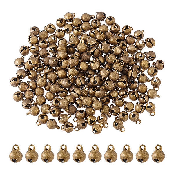 300Pcs Brass Bell Pendants