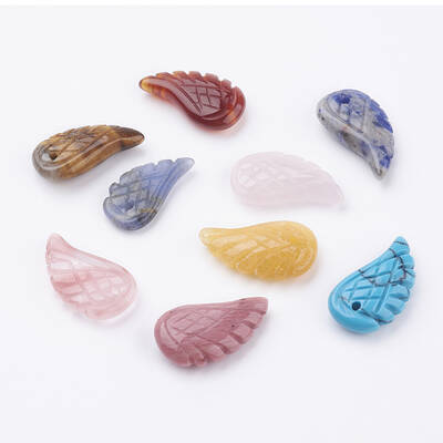 Natural & Synthetic Mixed Stone Pendants